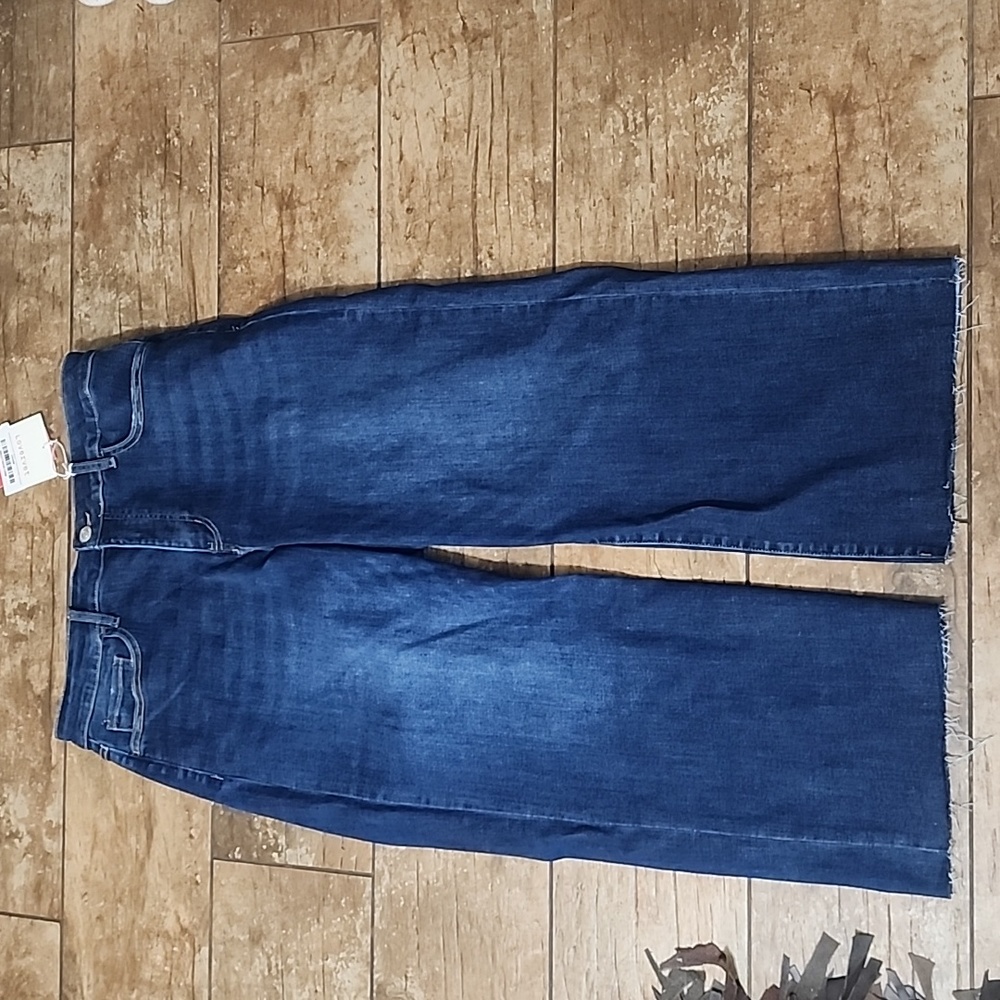 Lovervet Mid-rise, Wide Leg Jeans, Size 16w